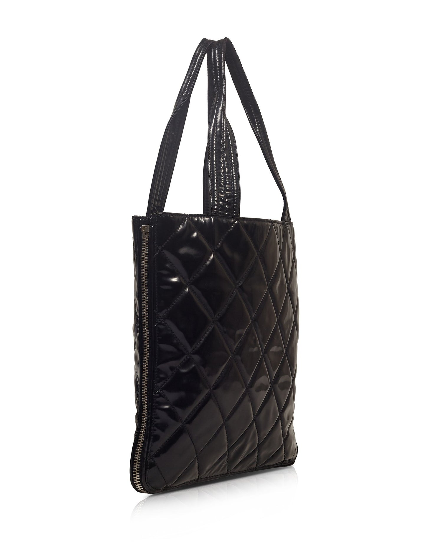 Chanel Black Patent Leather Paris-Shanghai Expandable Tote