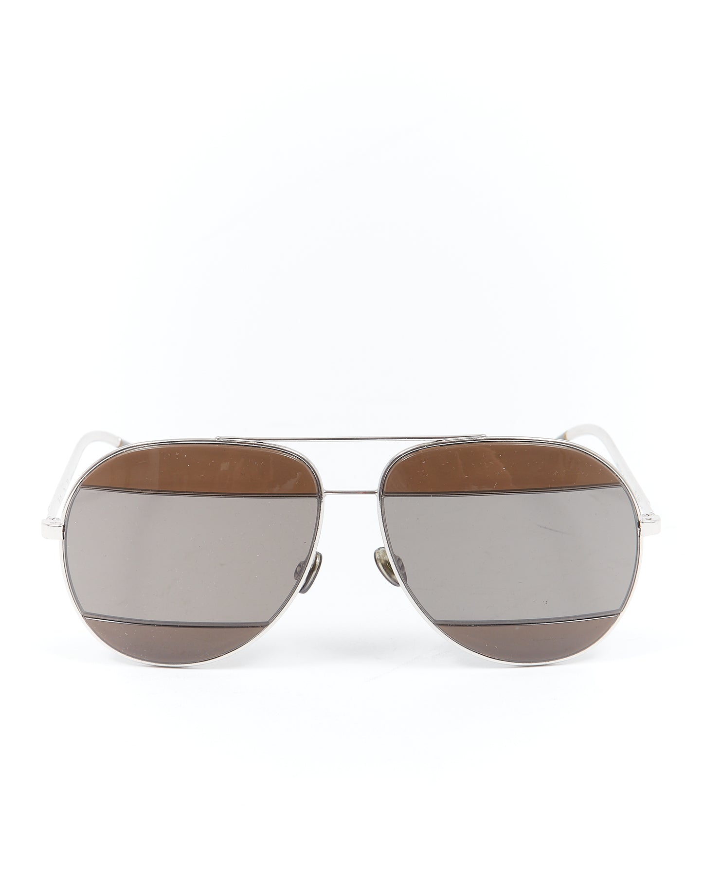 Dior Silver Aviator DiorSplit2 Sunglasses